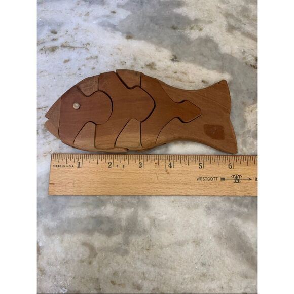 3D Jigsaw Fish Wooden Puzzle #fish #games #toys #jigsaw - Picture 3 of 5